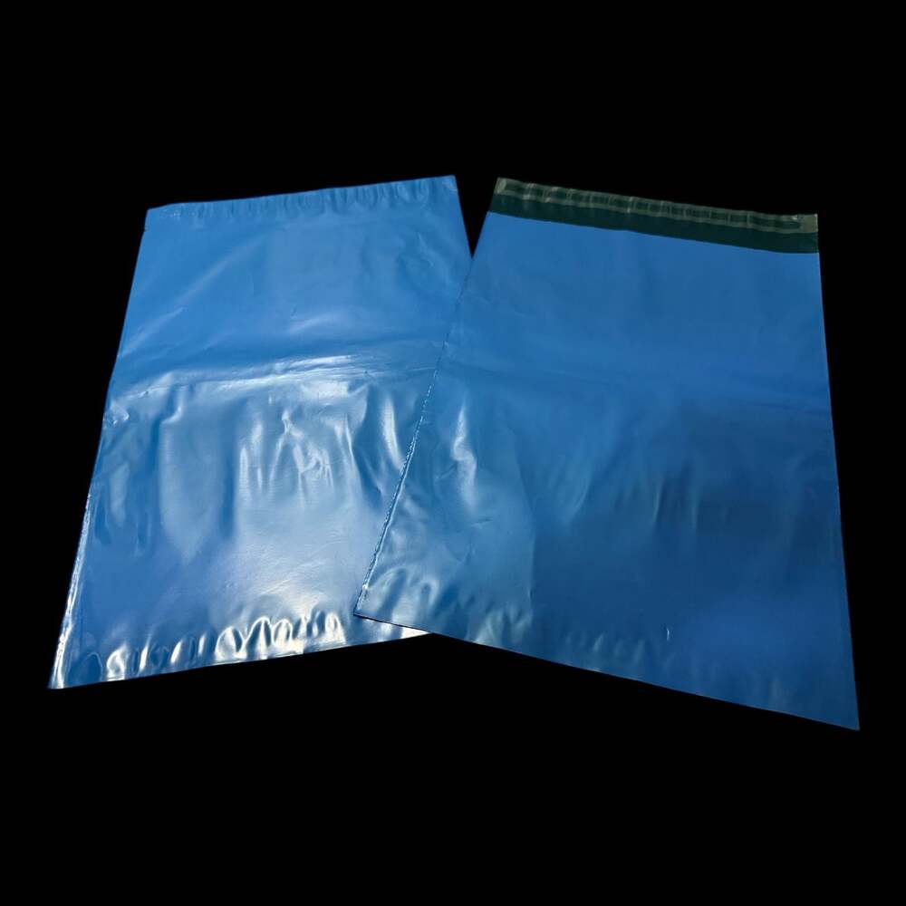 (10) 10 x 13 Solid Blue Self-Sealing Poly Mailers Shipping Envelopes
